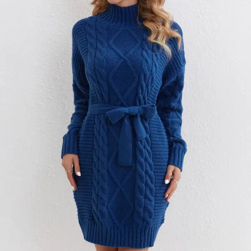 Casual Knitted Sweater Dress