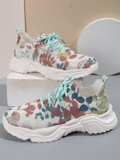 Casual Flower Sports Sneakers