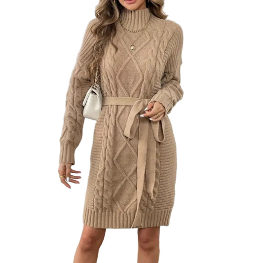 Casual Knitted Sweater Dress