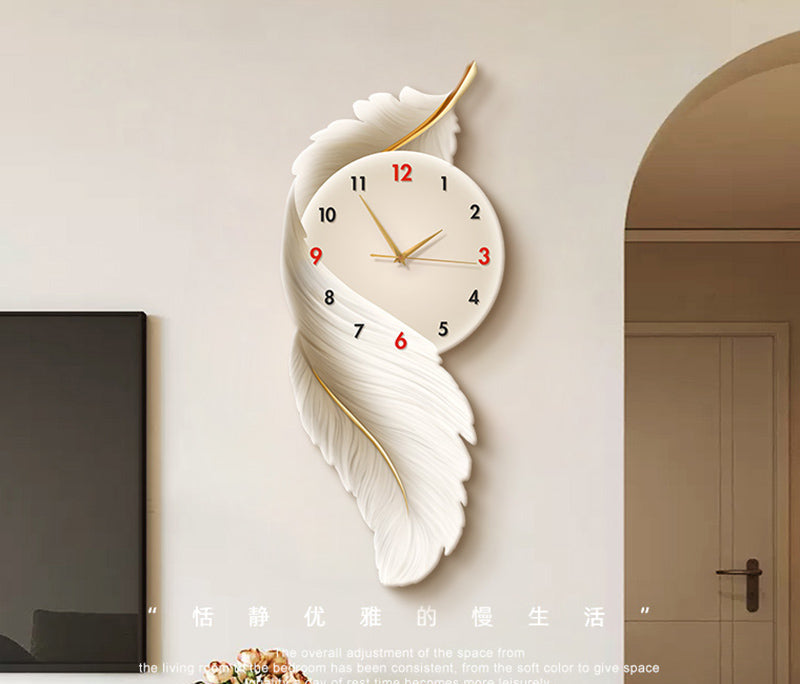 Feather Clock