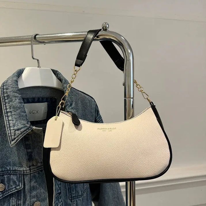 Solid Color Commuter Crossbody Bag