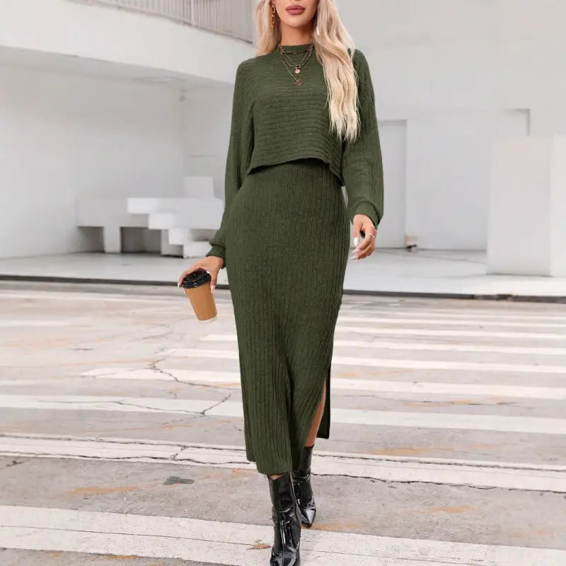 2 Piece Knit Dress