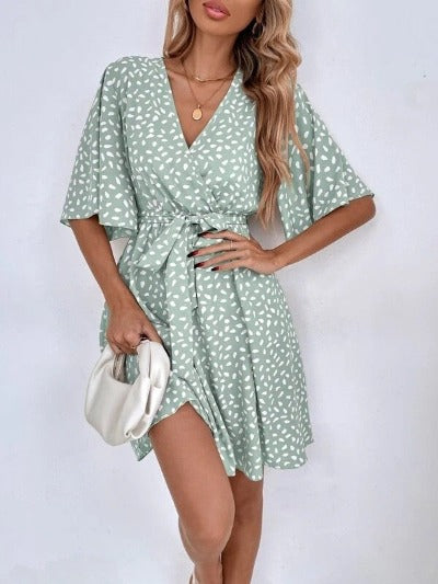 Women's Short-sleeved Dress