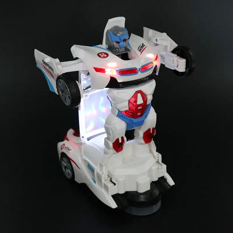 Rotating Transforming Robot Car