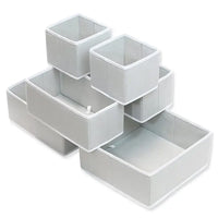 Six-Piece Of Lidless Folding Storage Box Set