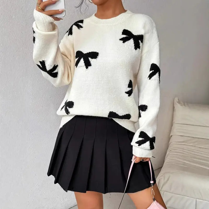 Bow Pullover Sweater