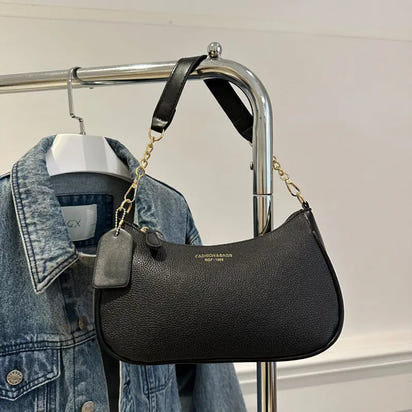 Solid Color Commuter Crossbody Bag