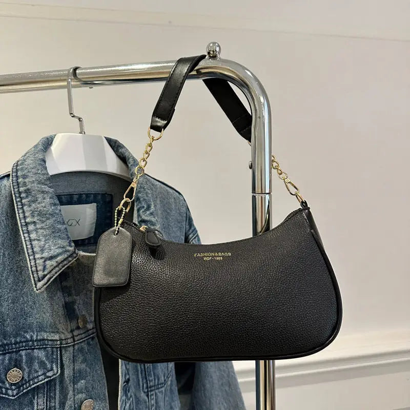 Solid Color Commuter Crossbody Bag