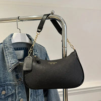 Solid Color Commuter Crossbody Bag