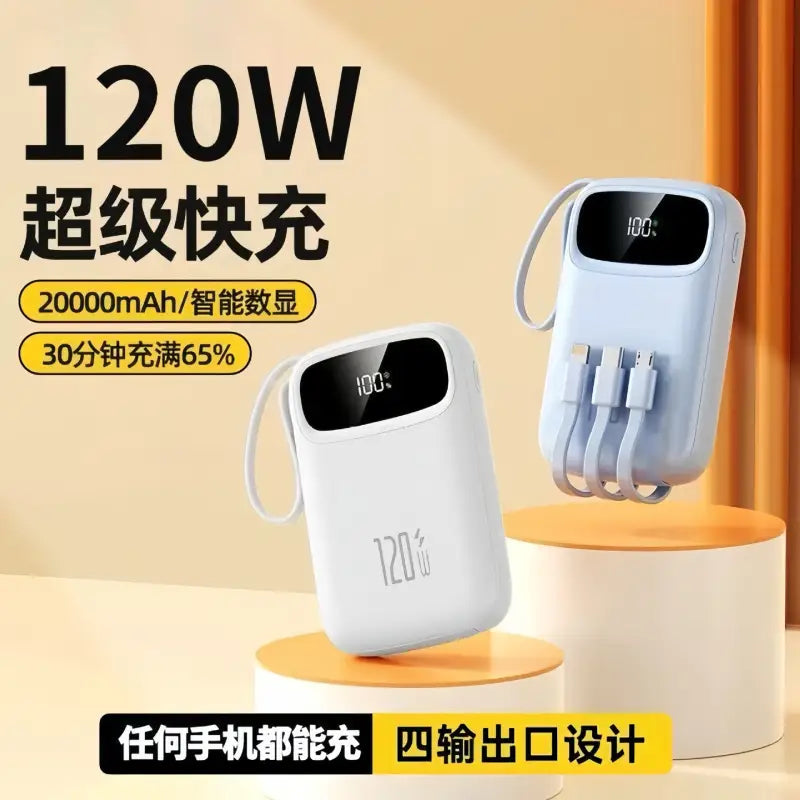 20000 mAh  Super Fast Charging 120w  Power Bank