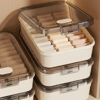 Underwear and panty storage box socks 3-in-1 wardrobe intimate clothing organizer box with compartment with lid and aromatherapy