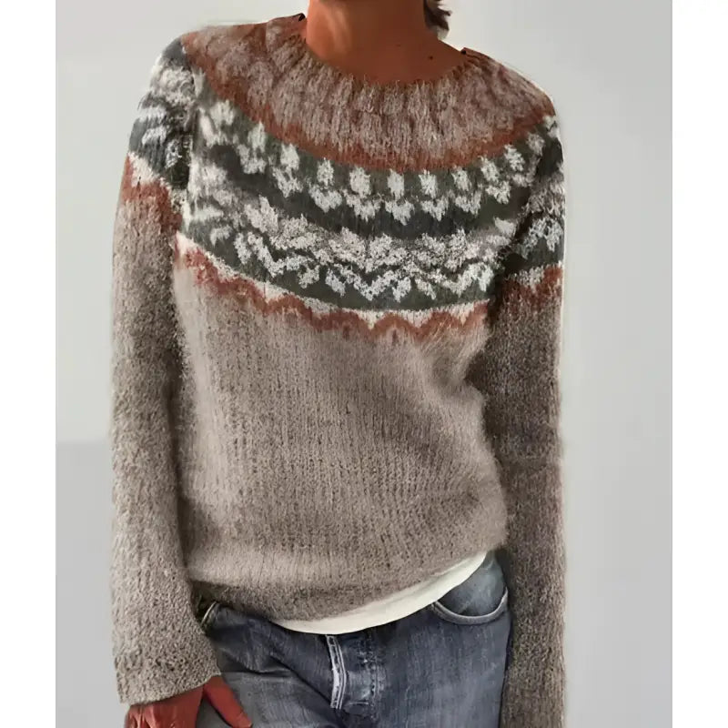 Loose Pullover Knit Sweater