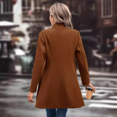 Solid Color Tweed Jacket