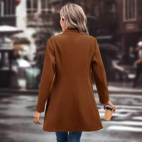 Solid Color Tweed Jacket