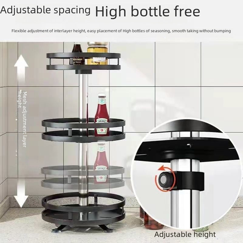 Rotatable 360-Degree Seasoning Rack - sleek-selections