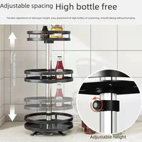 Rotatable 360-Degree Seasoning Rack - sleek-selections
