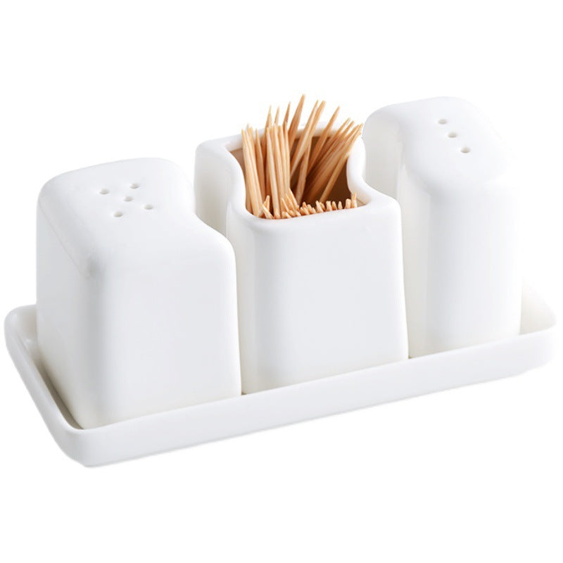 Home Nordic  Toothpick Bottle Table Spice Jar Set