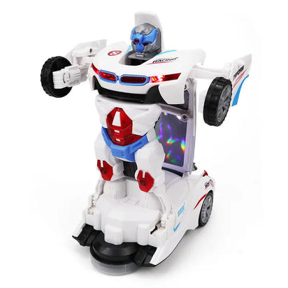 Rotating Transforming Robot Car
