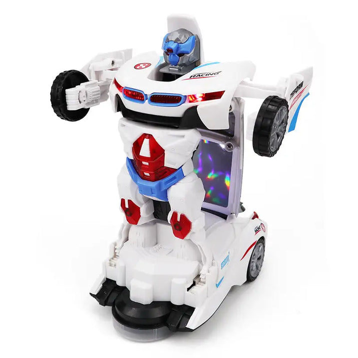 Rotating Transforming Robot Car