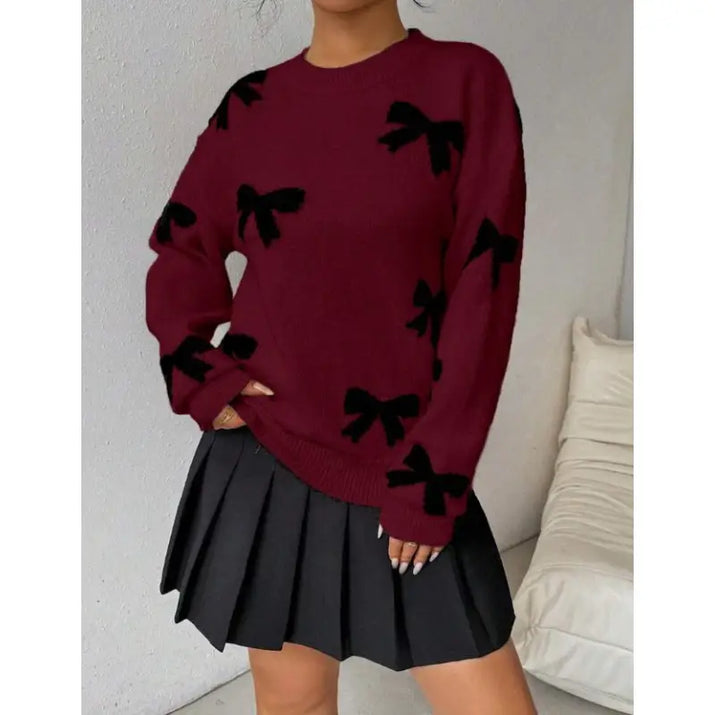 Bow Pullover Sweater
