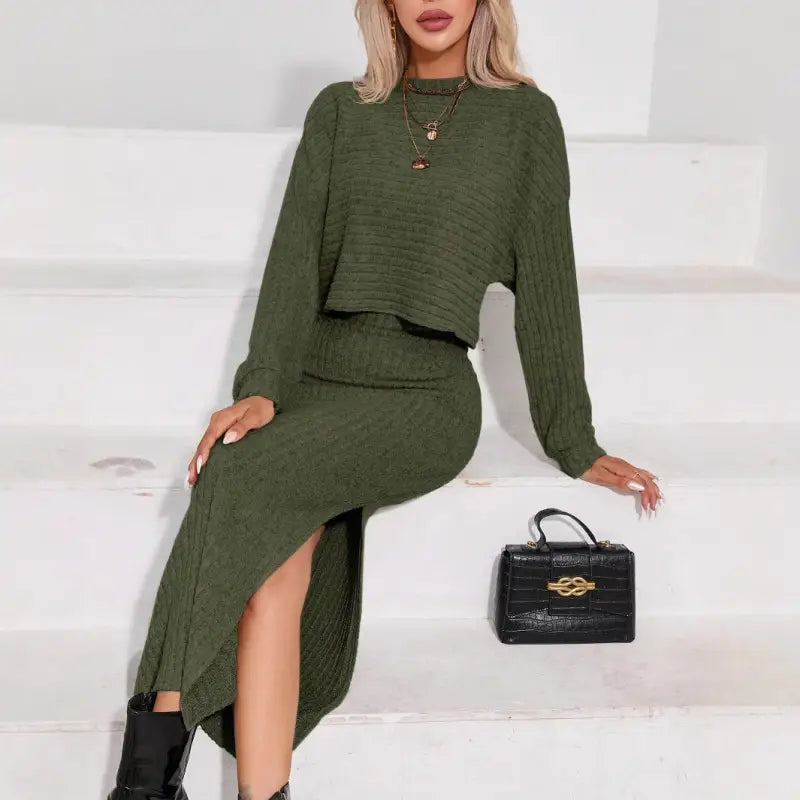 2 Piece Knit Dress