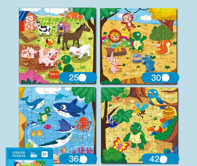 Magnetic Kids Puzzle Board  3-6 Years Old