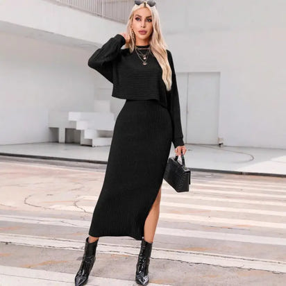 2 Piece Knit Dress