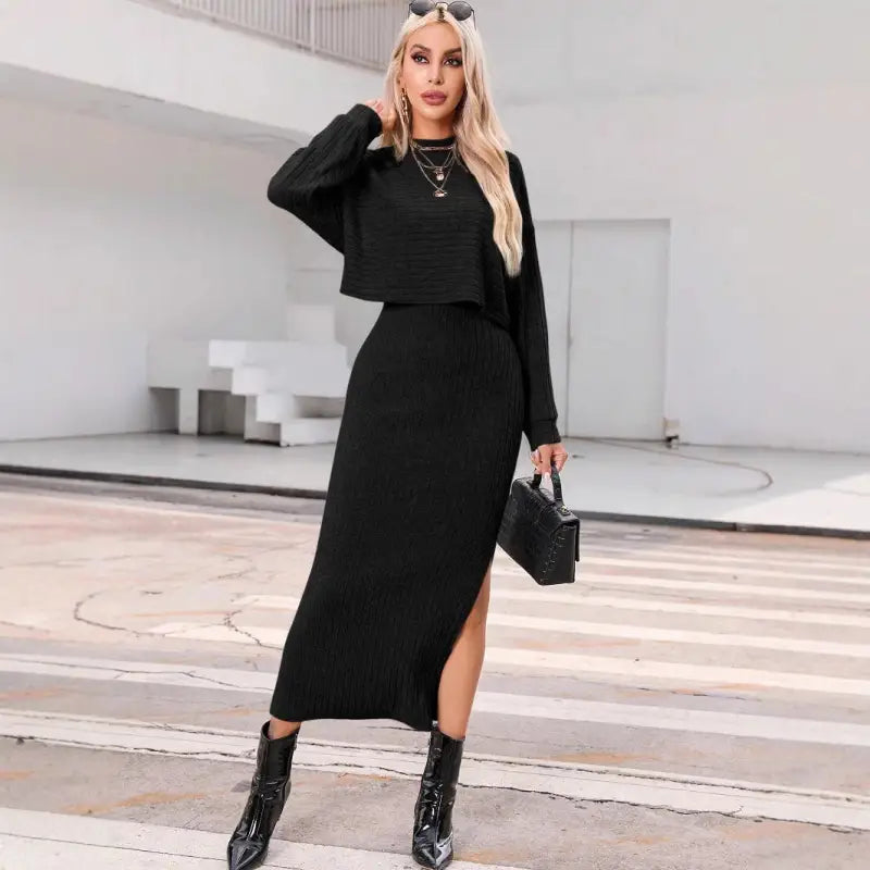 2 Piece Knit Dress