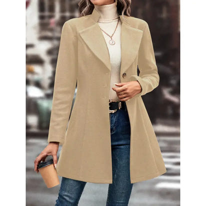 Solid Color Tweed Jacket