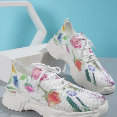 flower air cushion snekers