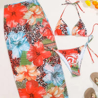 Maxi Skirt Bikini Three-Piece Set