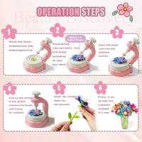 DIY Embossing Fabric Flower Making Machine