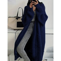 Long Knee-Length Cardigan Sweater
