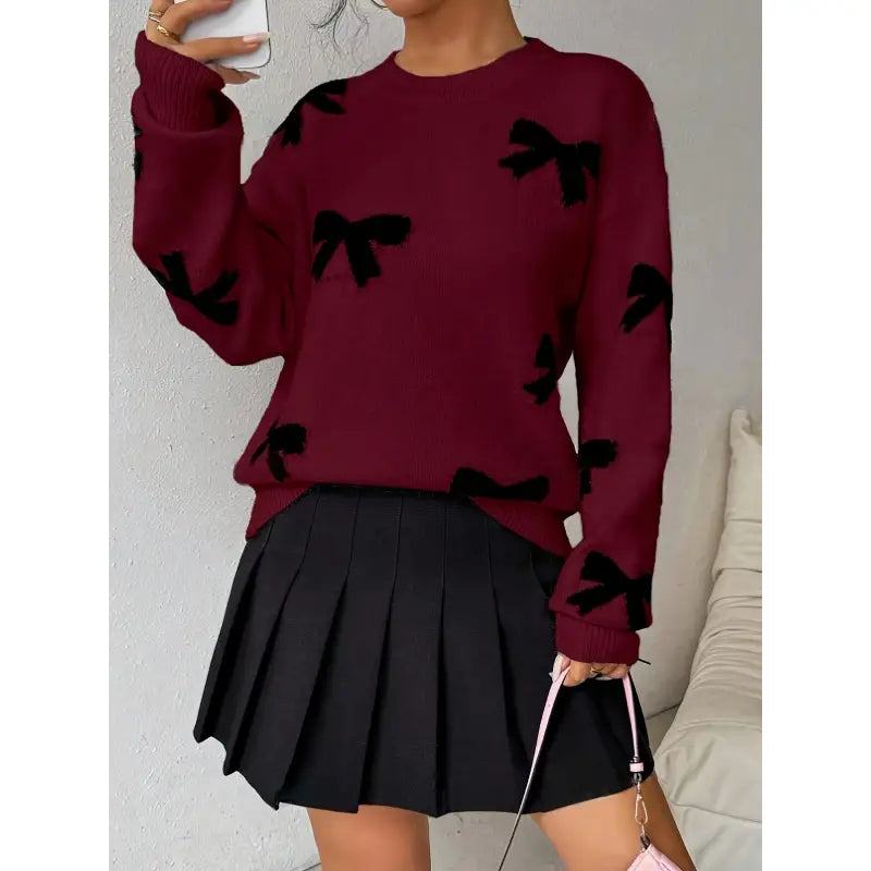 Bow Pullover Sweater