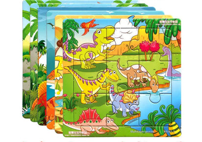 Dinosaur 16-Piece Jigsaw Puzzle 3-6 years old