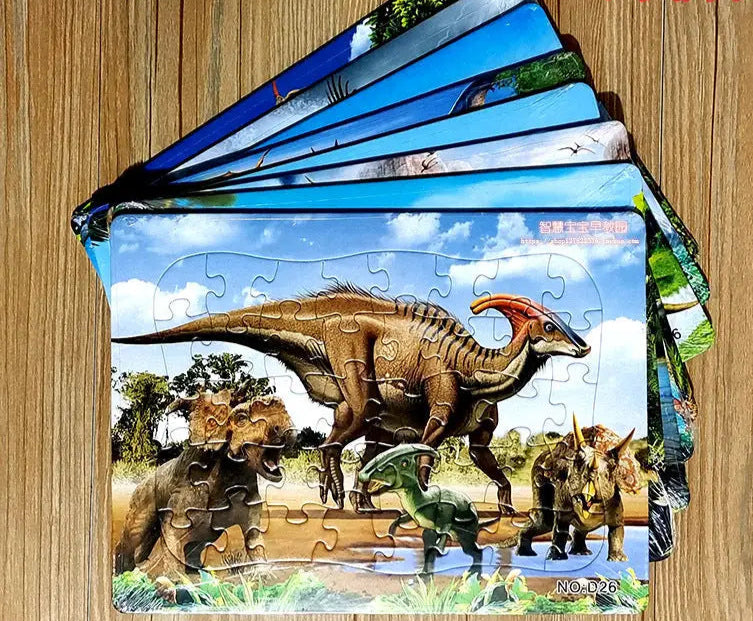 Dinosaur 16-Piece Jigsaw Puzzle 3-6 years old