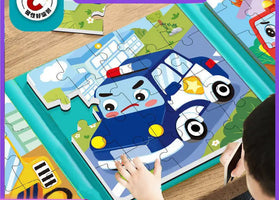 Magnetic Kids Puzzle Board  3-6 Years Old 