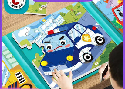 Magnetic Kids Puzzle Board  3-6 Years Old 