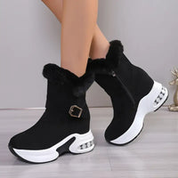 Winter Fleece Thickened Warm Snow Boots 