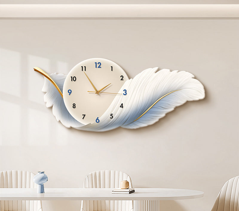 Feather Clock