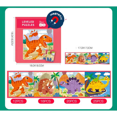 Magnetic Kids Puzzle Board  3-6 Years Old 
