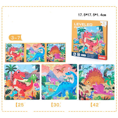 Dinosaur 16-Piece Jigsaw Puzzle 3-6 years old