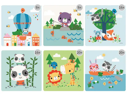 Puzzles For Young Children 1-2-3-4-5-6 years