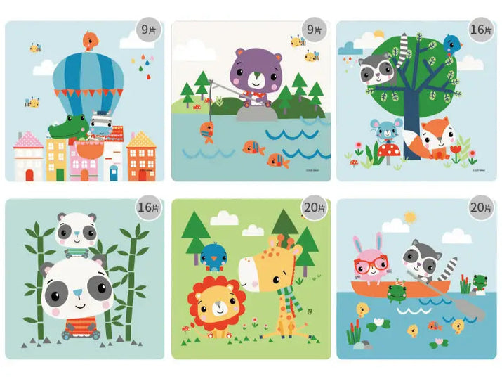 Puzzles For Young Children 1-2-3-4-5-6 years