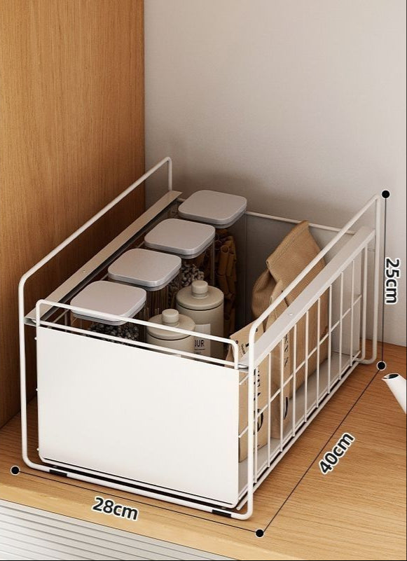 Pull-Out  Double Sstorage Cabinets Shelves