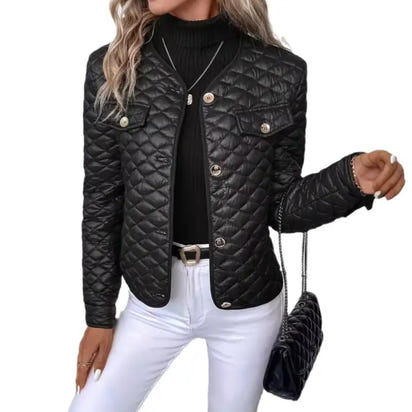 Black Cotton Short Jacket