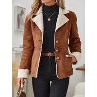 Casual  Lapel Retro Suede Jacket