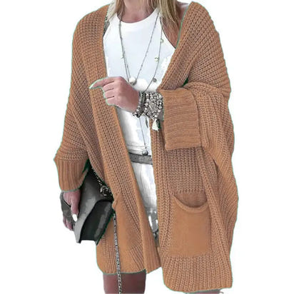 Mid Length  Knit Cardigan