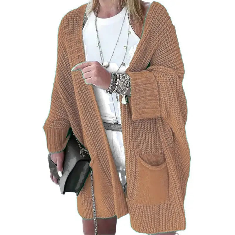 Mid Length  Knit Cardigan