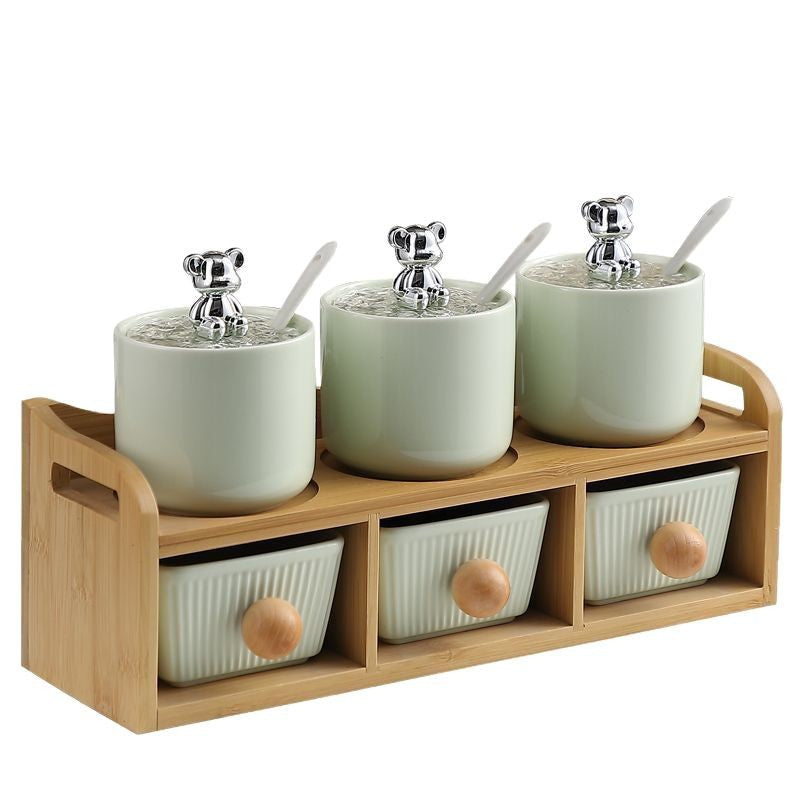  Kitchen Seasoning Storage Rack Set